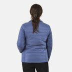 TAMSY Reversible Padded Lining Jacket with Front Zipper Closure (Size 20) - Blue