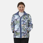 TAMSY Reversible Padded Lining Jacket with Front Zipper Closure (Size 20) - Blue