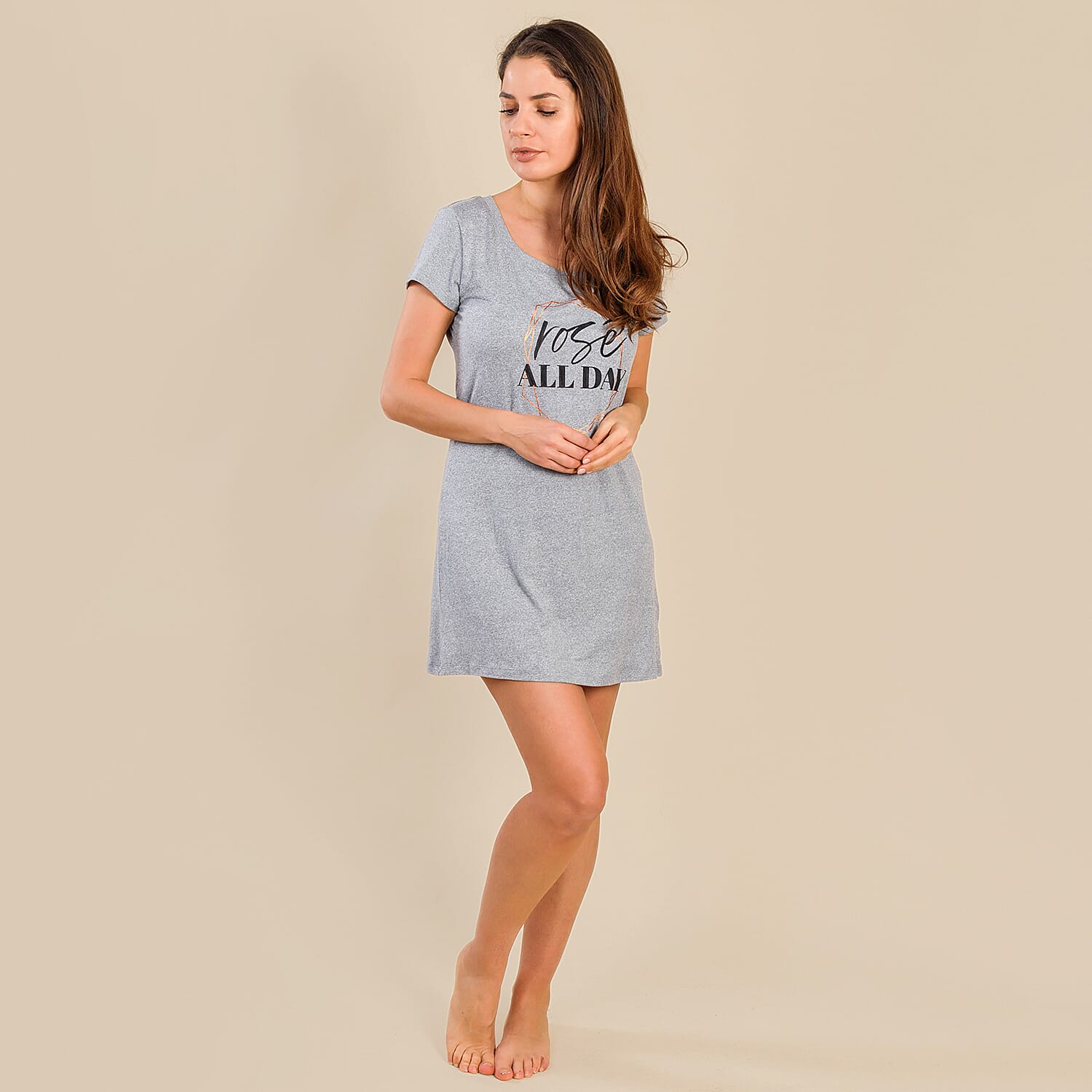TAMSY Short Nightdress for Women with Slogan 7345535 0