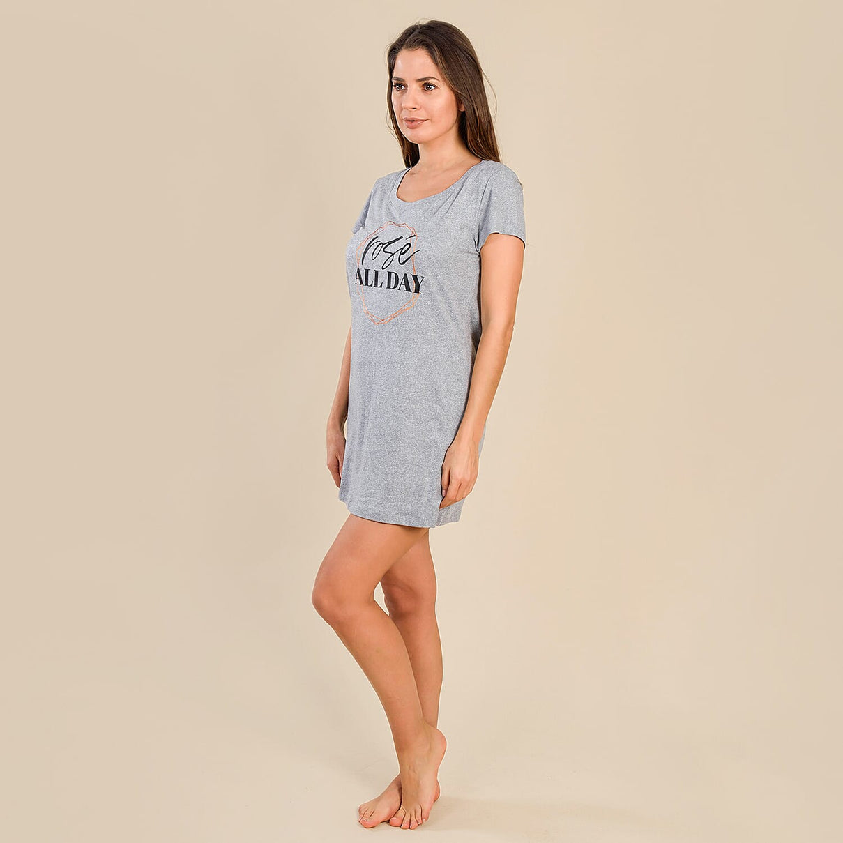 TAMSY Short Nightdress for Women with Slogan 7345535 2