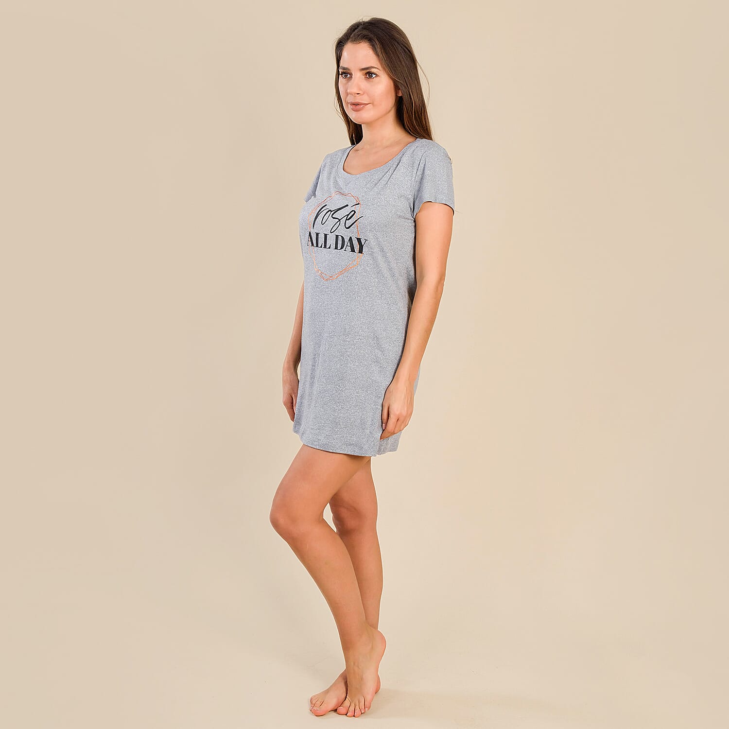 TAMSY Short Nightdress for Women with Slogan 7345535 2
