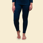 TAMSY Soft and Comfortable Ankle Length Leggings (Size 10) - Navy