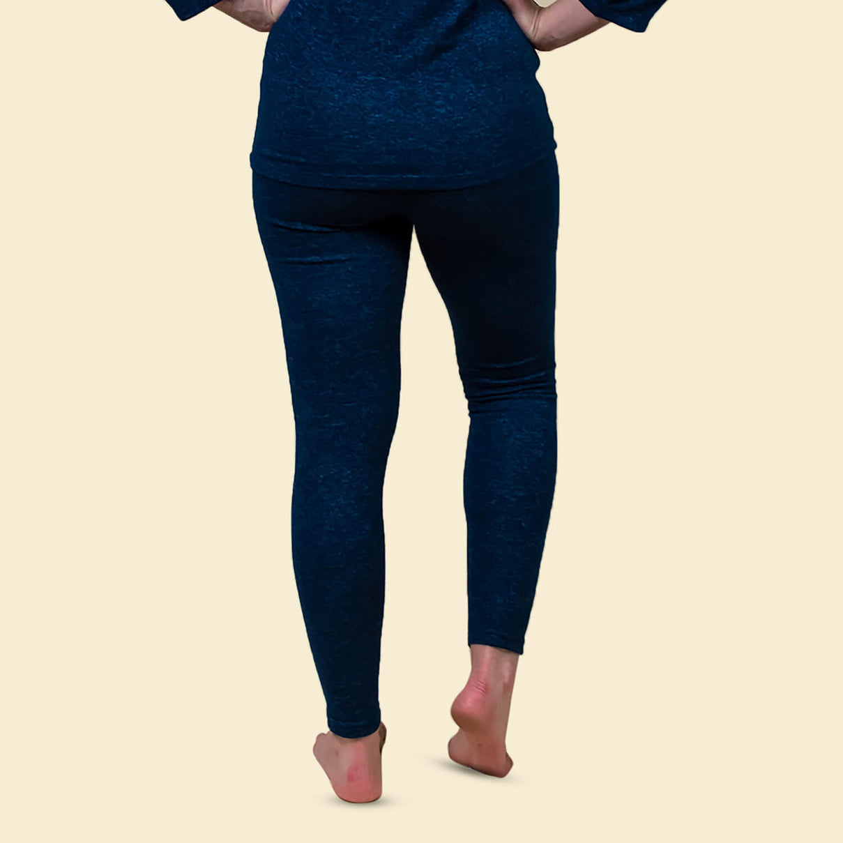 TAMSY Slim Fit Leggings - Navy 3877773 1