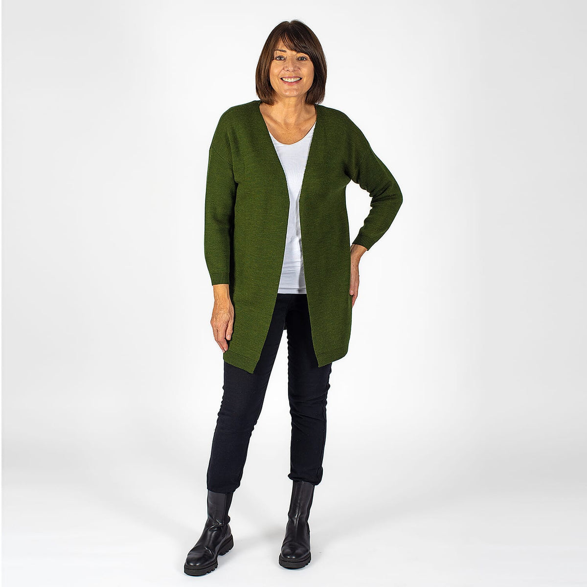 TAMSY Soft Touch Knitted Longline Cardigan 3885472 7