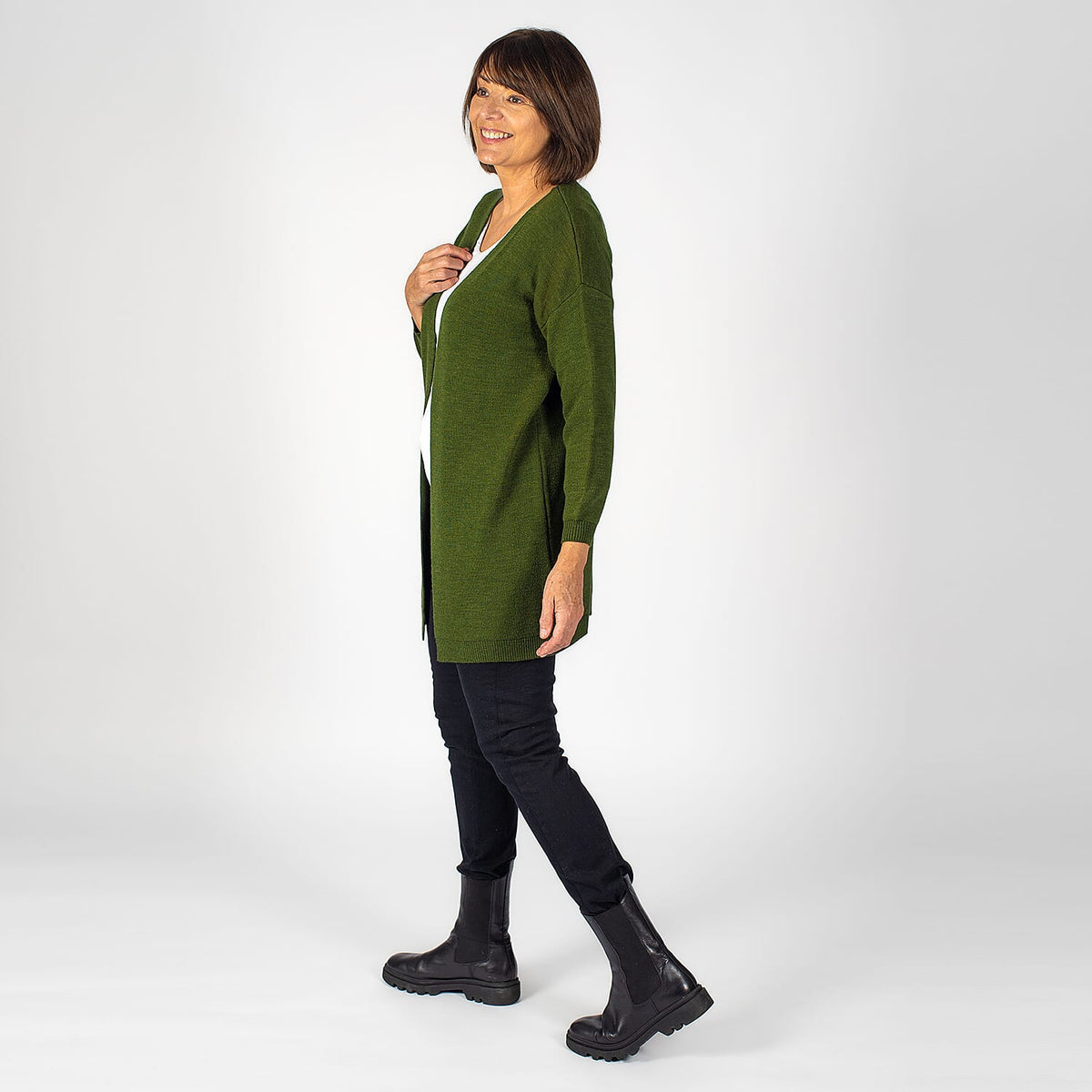 TAMSY Soft Touch Knitted Longline Cardigan 3885472 9