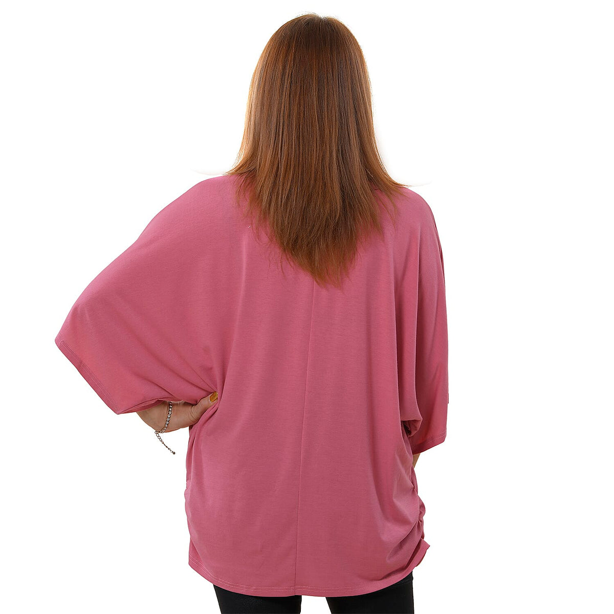 TAMSY V-Neck Knit Drape Top  - London Blue 7191357 2