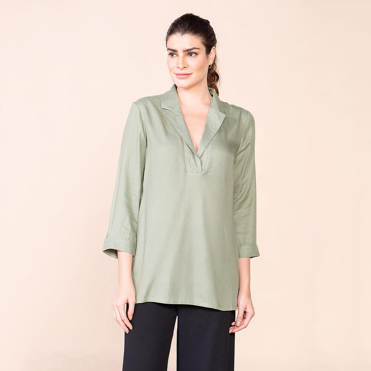 TAMSY Top  - Olive Green 7819909 2