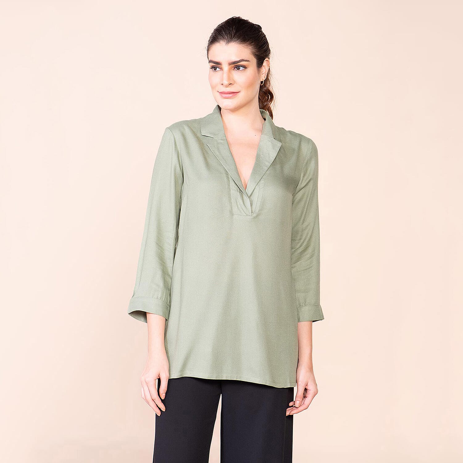 TAMSY Top  - Olive Green 7819909 2