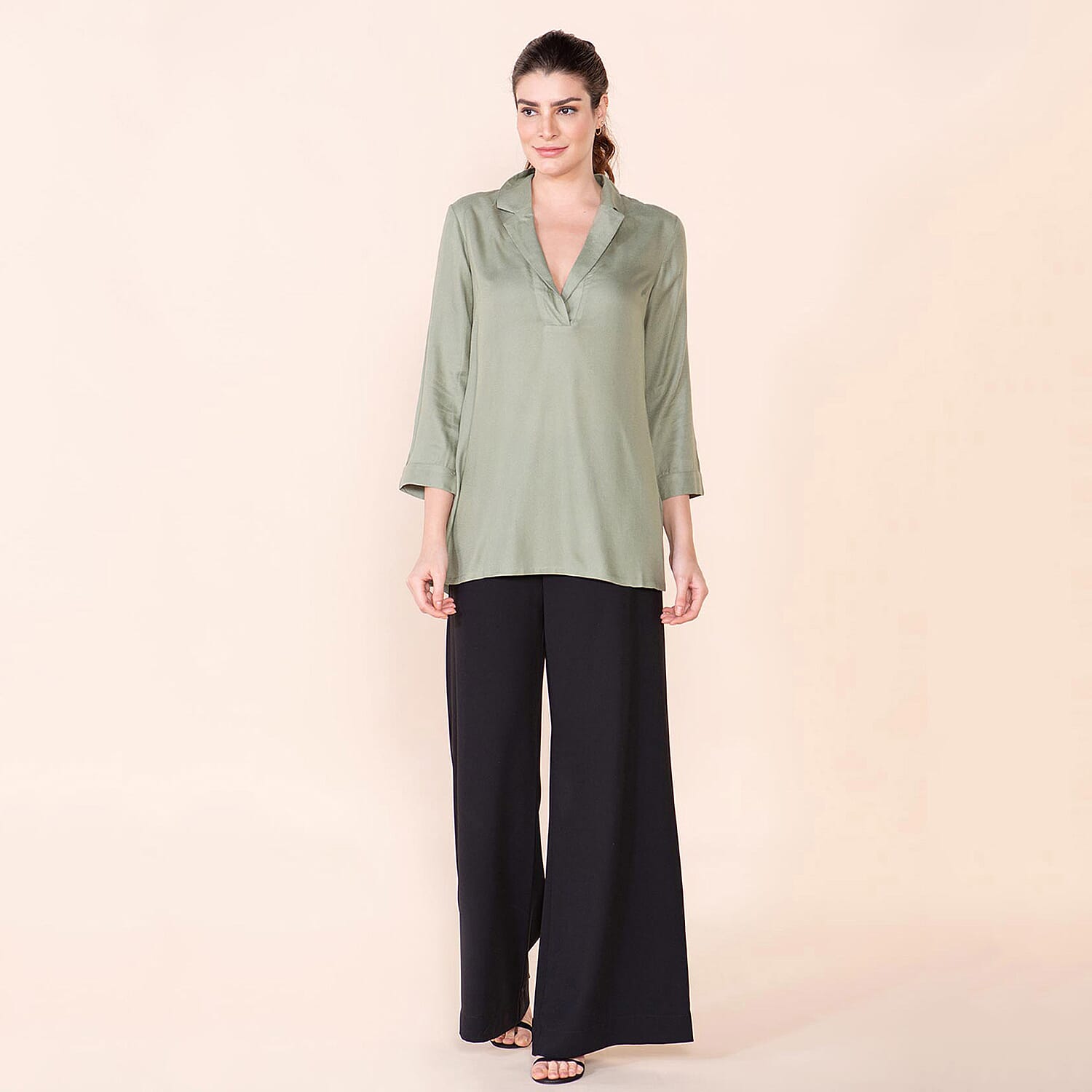 TAMSY Top  - Olive Green 7819909 4