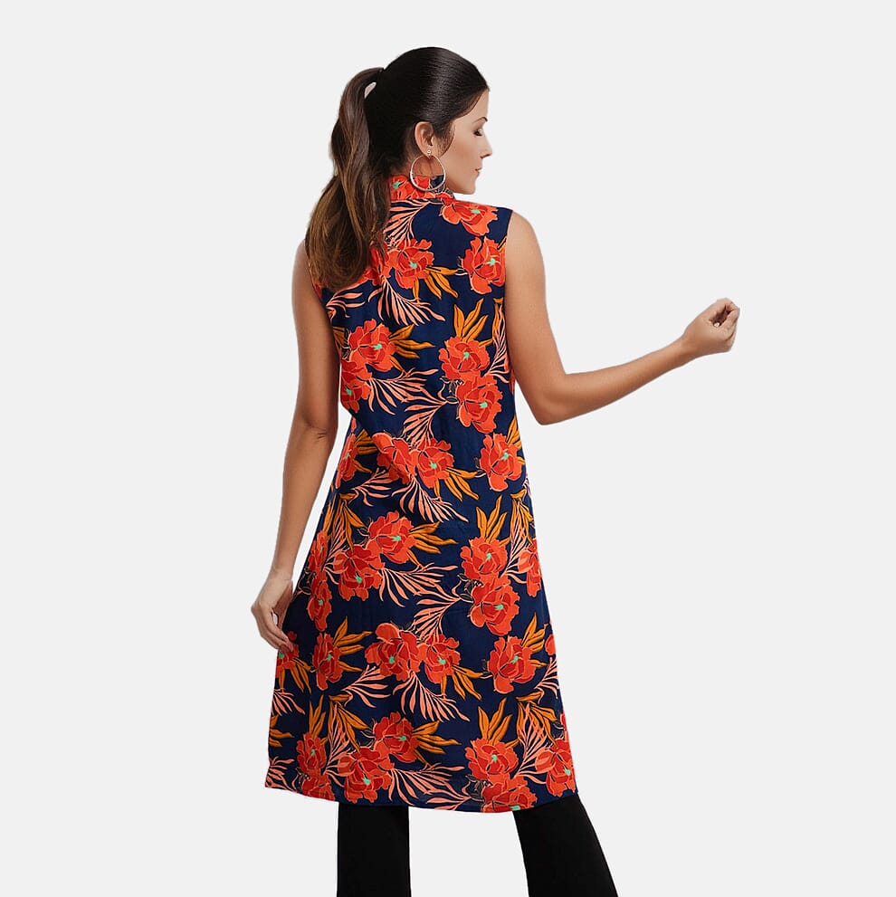 TAMSY Floral Pattern Long Length Sleeveless Dress 6639066 2
