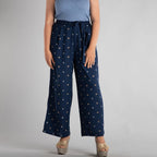 100% Viscose  Palazzo (Size 14) - Navy