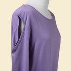 TAMSY Women Cold Shoulder Top (Size-10) - Lilac