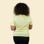 TAMSY Round Neck Plain Top (Size 10) - Yellow