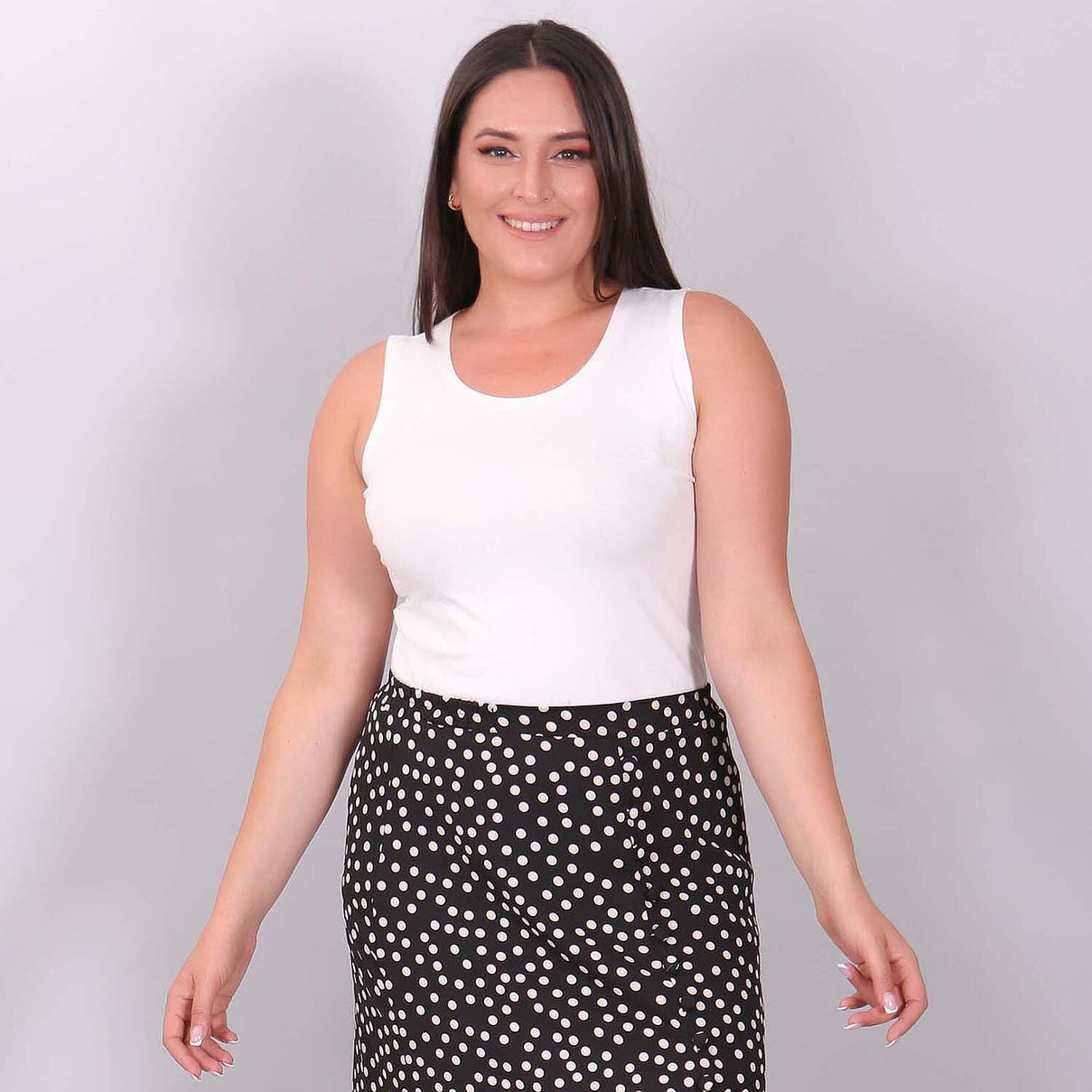 TAMSY Women's Sleeveless Top - White 3880391 2