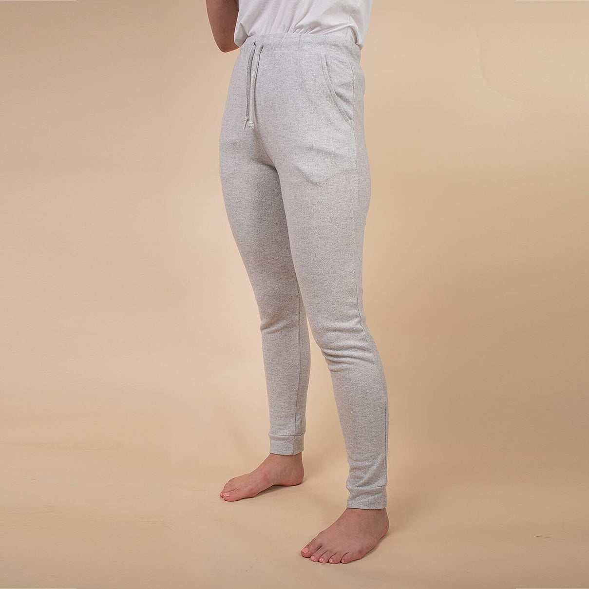 TAMSY Womens Stretchable Slim Joggers - Grey 3846558 3