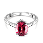 THE TJC EXCLUSIVE - RHAPSODY - 950 Platinum AAAA Rubellite Solitaire Ring 3.31 Ct.