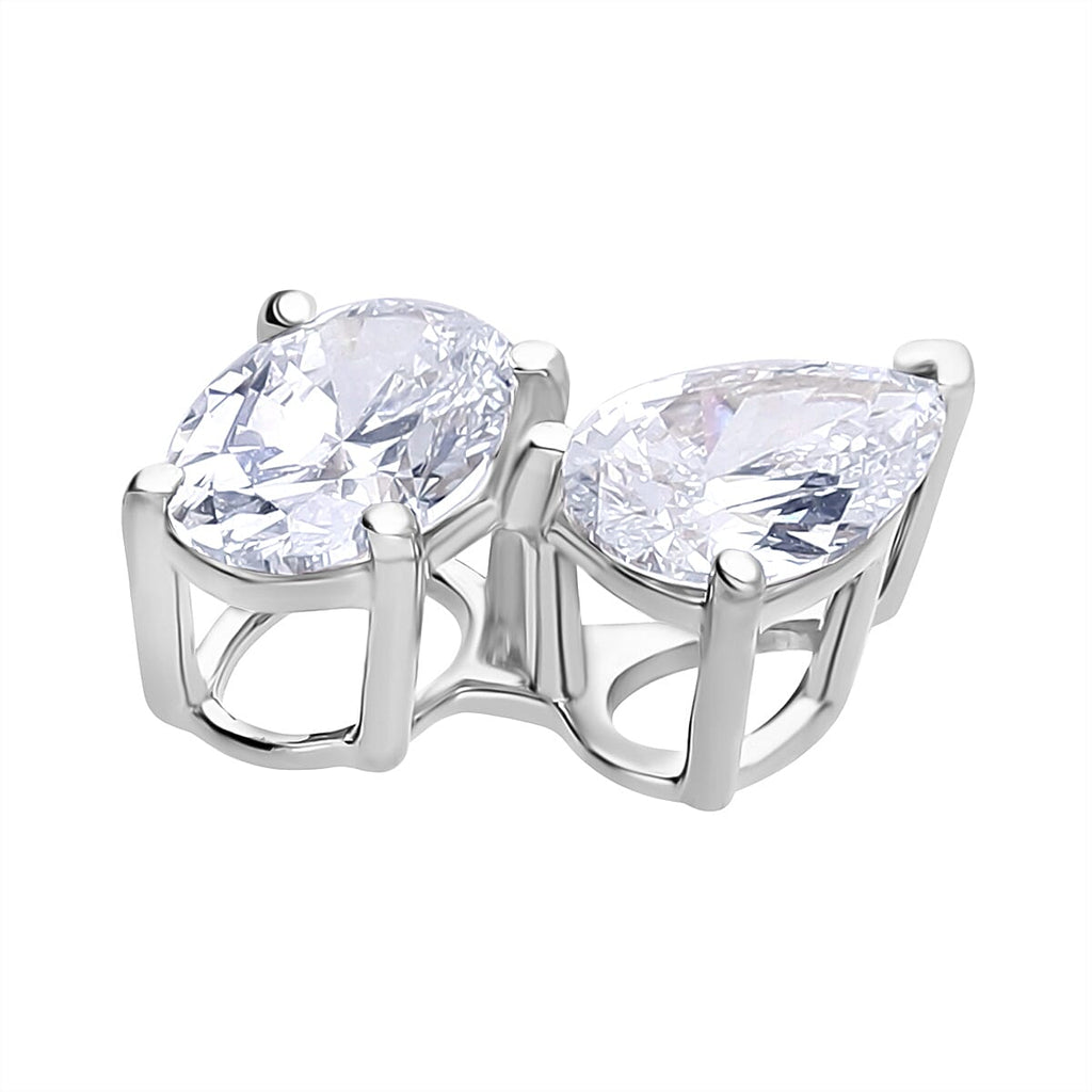 Designer Inspired - THE TOI ET MOI Luxuriant Diamond 9K White Gold SGL Certified Lab Grown Diamond (VS-GH) Solitaire Pendant 1.00 Ct.