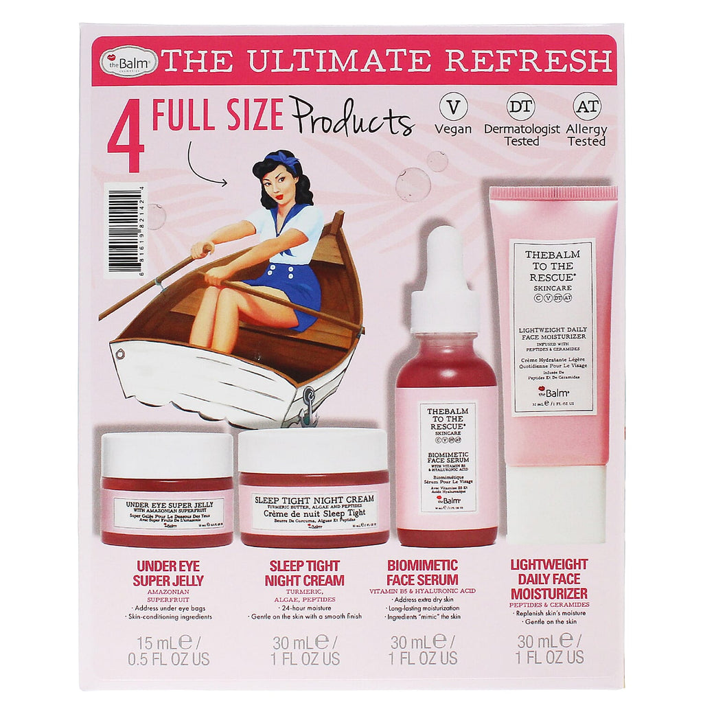 TheBalm - Oh So Glow 3-Piece Makeup Set (Incl. Lip Oil, Oliver Dewy Glow Face Drop, & Mascara)