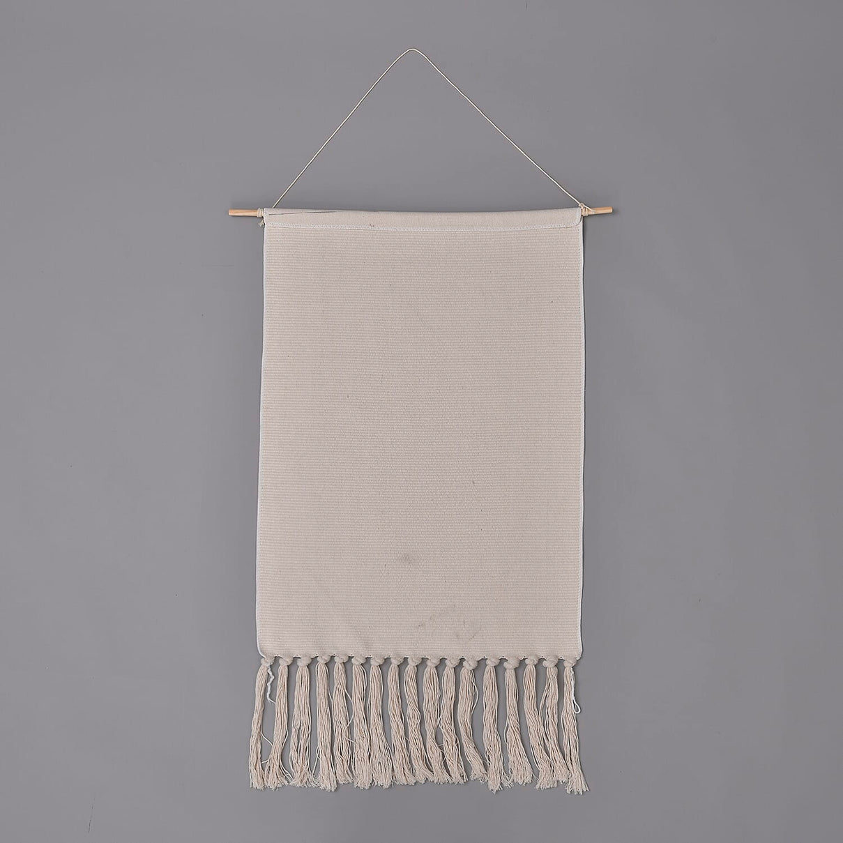 TJC Crane Bird Pattern Wall Hanging Tapestry with Tassel - Orange, Cream and Green 7332195 3