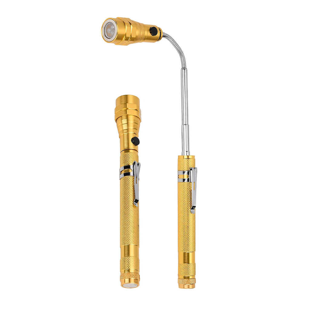 Set of 2 LED Flexible Magnetic Flashlight - Gold
