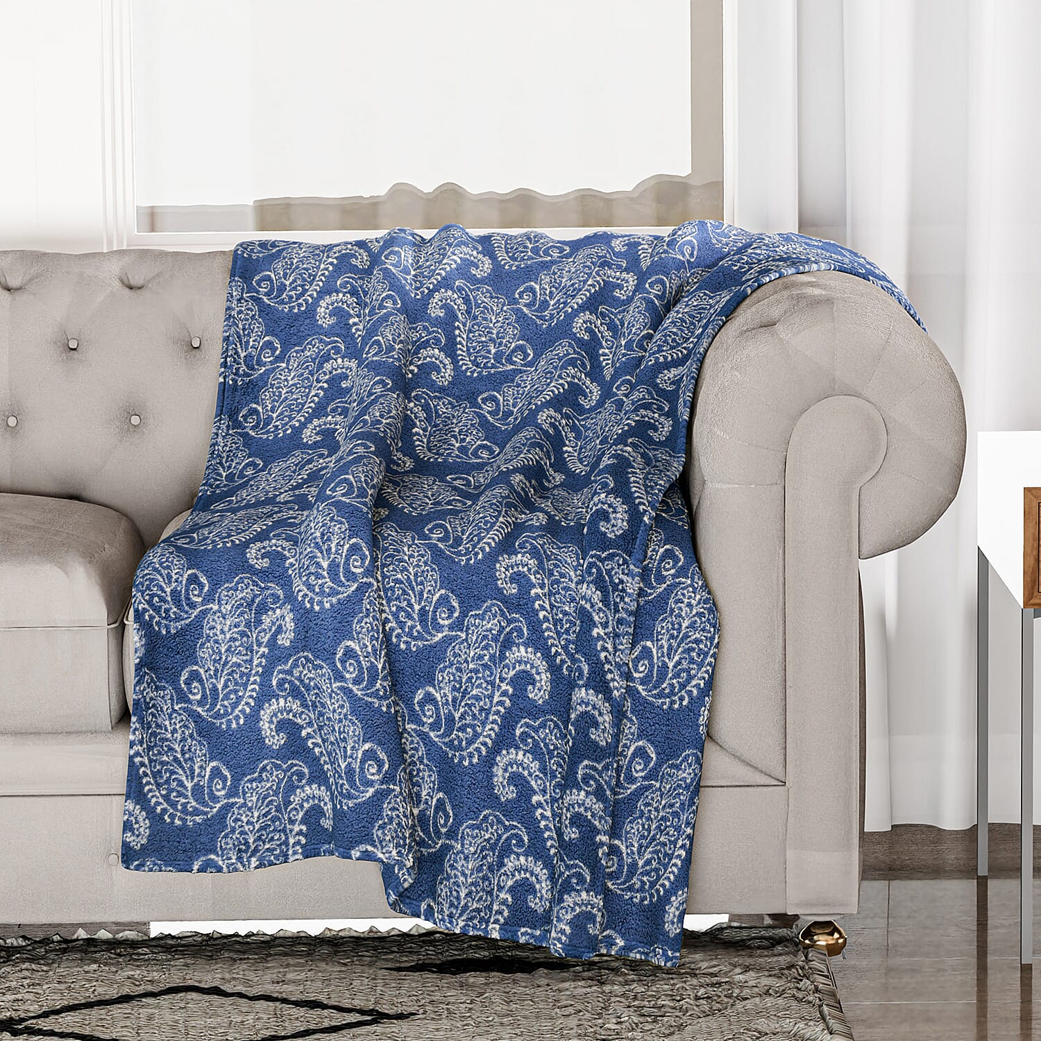 Abstract Pattern Ultra Soft Sherpa Blanket 7607238 2