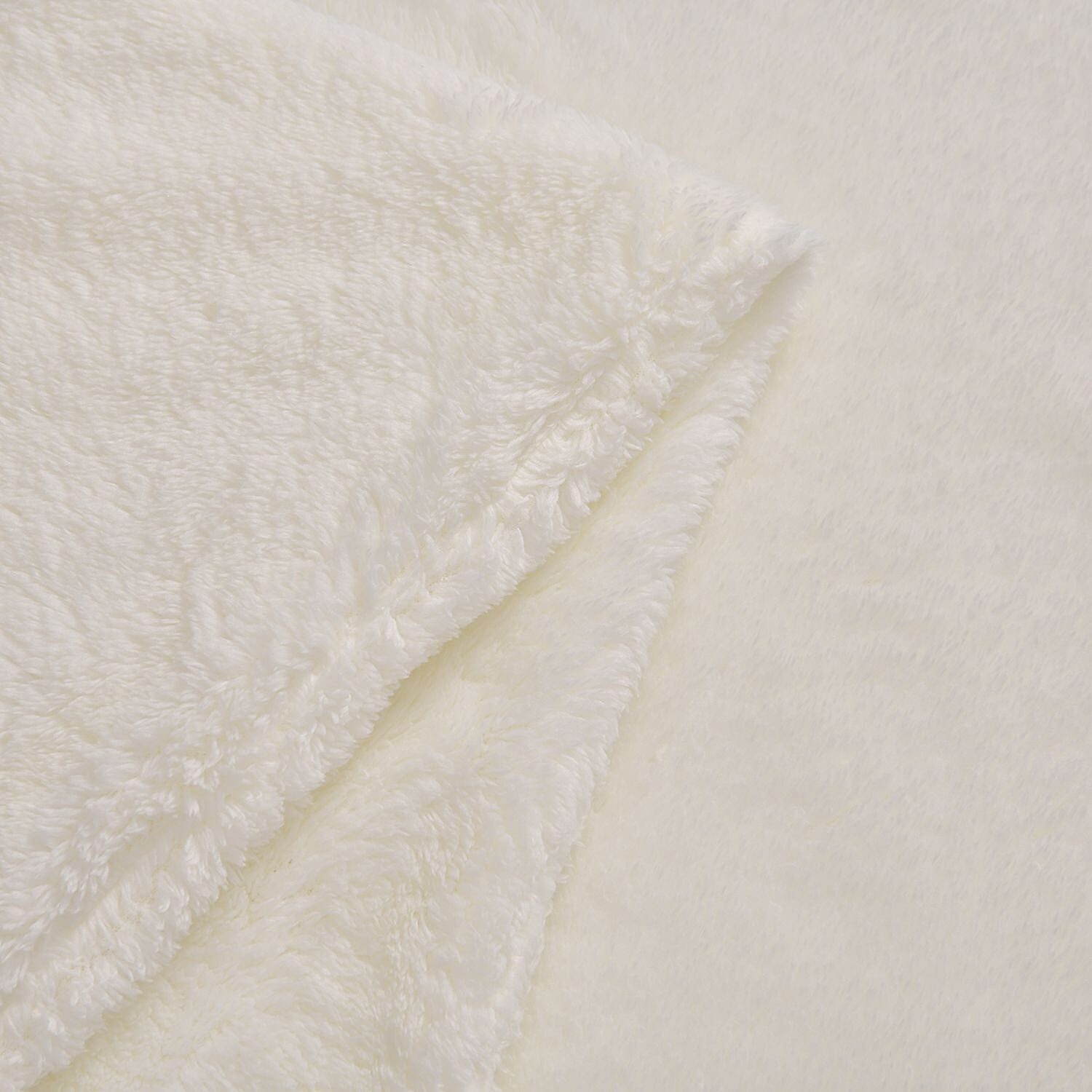 Teddy Fleece Double Layered Blanket (Double Size 200x150 cm) 7594683 6