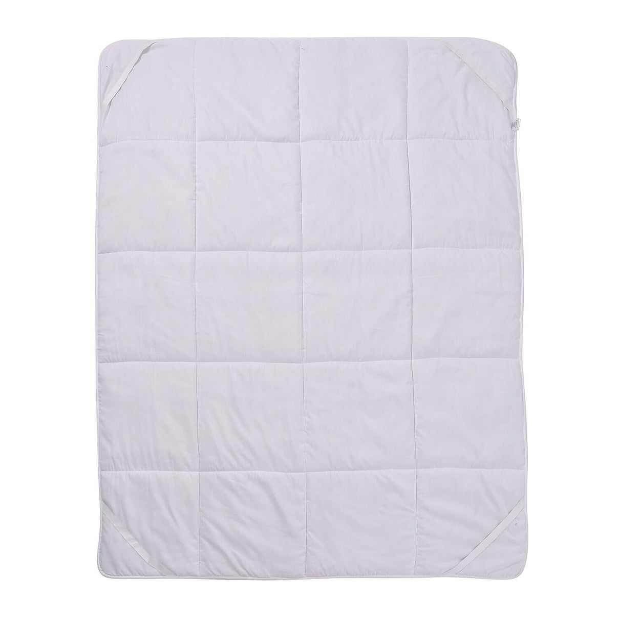 Luxury Edition - Teddy Fleece Quilted Mattress Enhancer - White Double 7594789 4