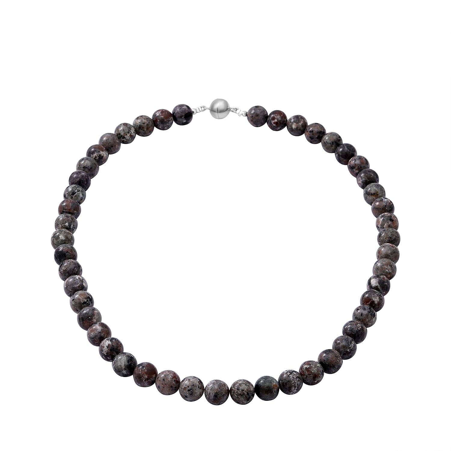 TJC Launch - Yooperlite Beads Necklace Size - 20 inches in Sterling Silver 300.00 Ct. 8948387 0