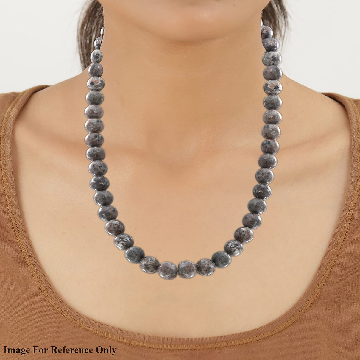 TJC Launch - Yooperlite Beads Necklace Size - 20 inches in Sterling Silver 300.00 Ct. 8948387 2