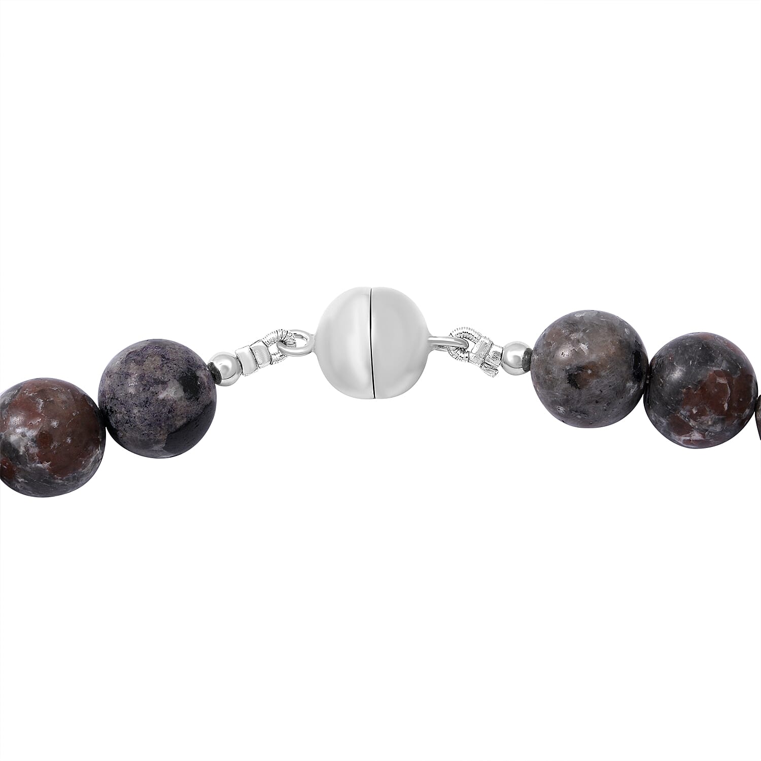 TJC Launch - Yooperlite Beads Necklace Size - 20 inches in Sterling Silver 300.00 Ct. 8948387 4
