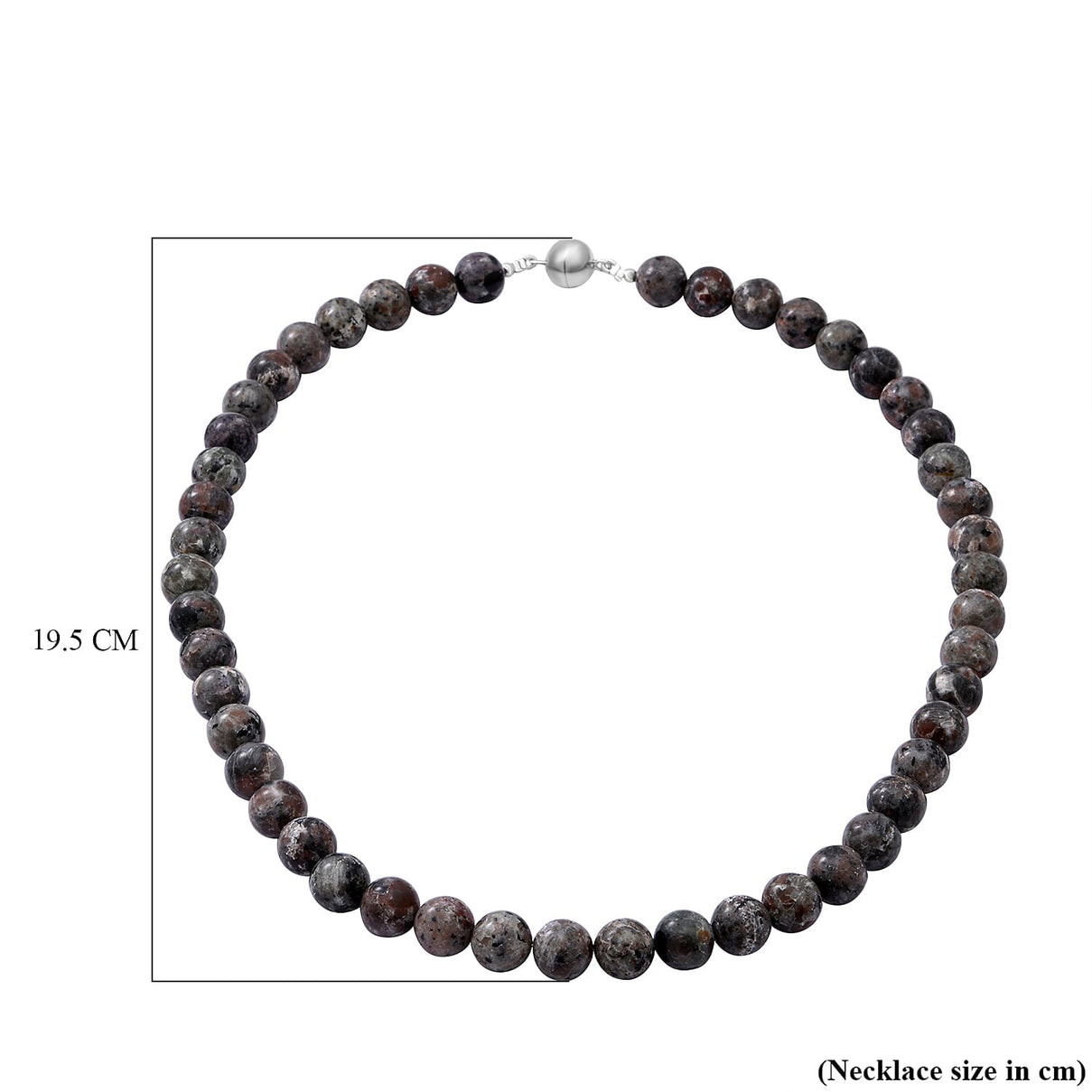 TJC Launch - Yooperlite Beads Necklace Size - 20 inches in Sterling Silver 300.00 Ct. 8948387 5