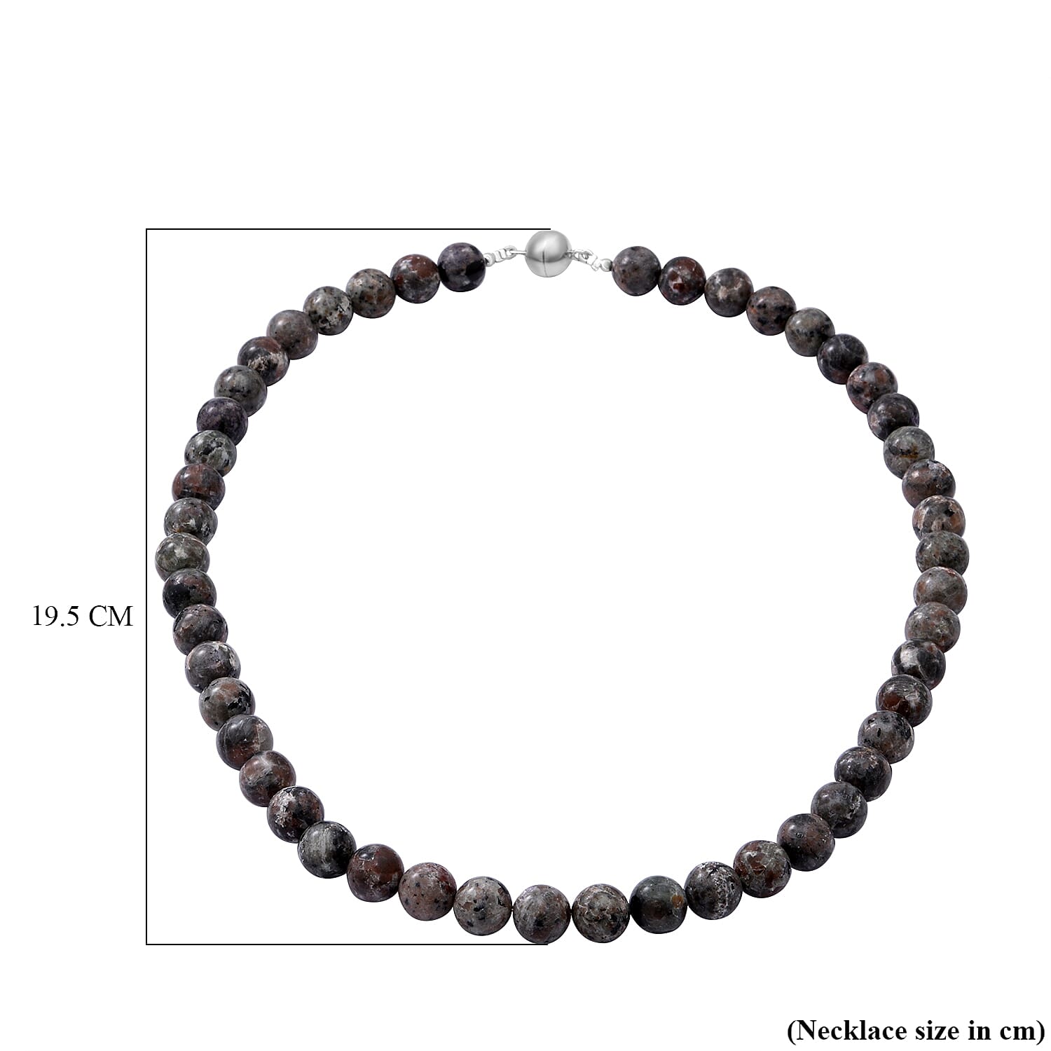 TJC Launch - Yooperlite Beads Necklace Size - 20 inches in Sterling Silver 300.00 Ct. 8948387 5