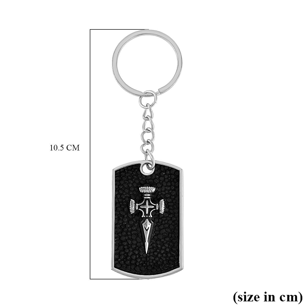 Set of 2 -  Vintage Designer Keychain in Silver Tone 4177606 5