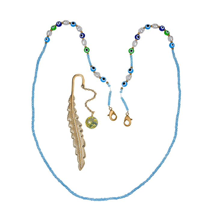 Close Out Deal- Set of 2 - Fresh Water Pearl and Murano Glass Necklace and Bookmark 4218948 1