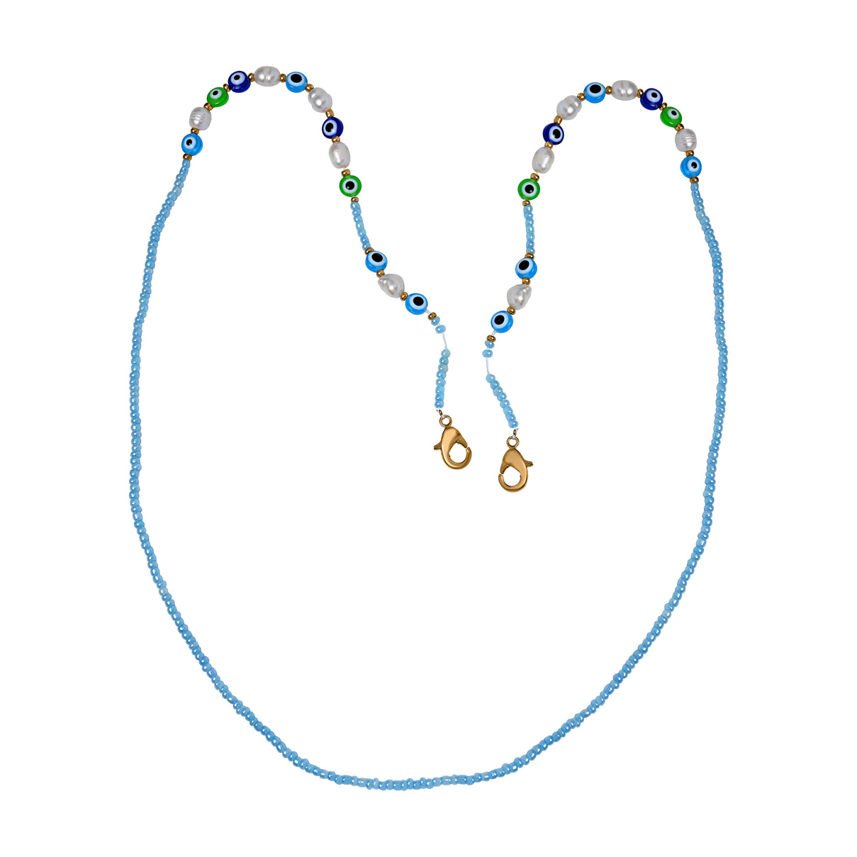 Close Out Deal- Set of 2 - Fresh Water Pearl and Murano Glass Necklace and Bookmark V32356006 2