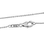 Diamond Pendant with Chain (Size 20) in Platinum Overlay Sterling Silver, Silver Wt. 5.06 Gms