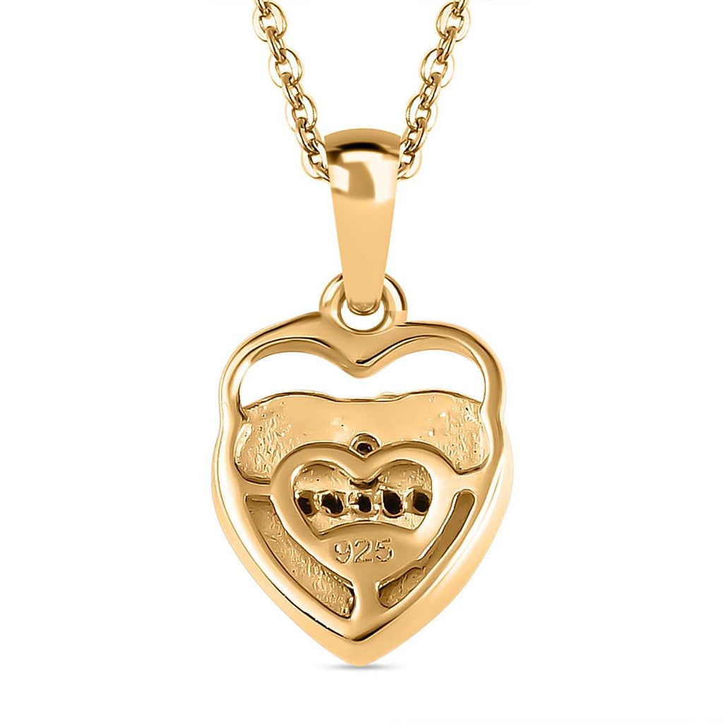 White Diamond Pendant with Chain (Size 20)  Sterling Silver
