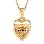 White Diamond Pendant with Chain (Size 20)  Sterling Silver