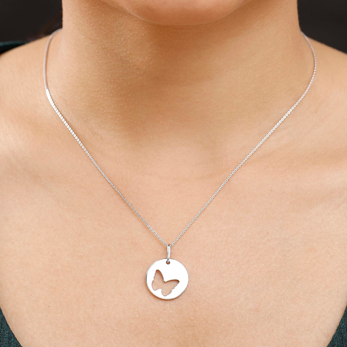 Pendant with Chain (Size 20) in Rhodium Overlay Sterling Silver Wt. 4.70 Gms. 4362663 2