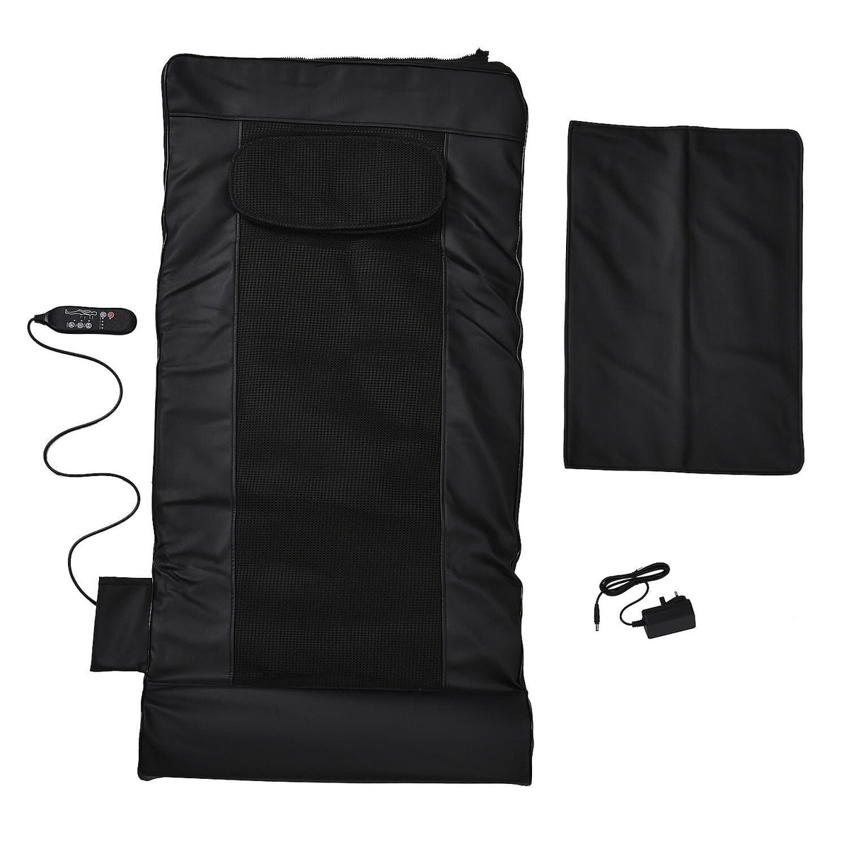 Air Compression Massage Mat with Stretch, Release, Relax Modes - Black (24W, DC12V  2A) 7266859 0