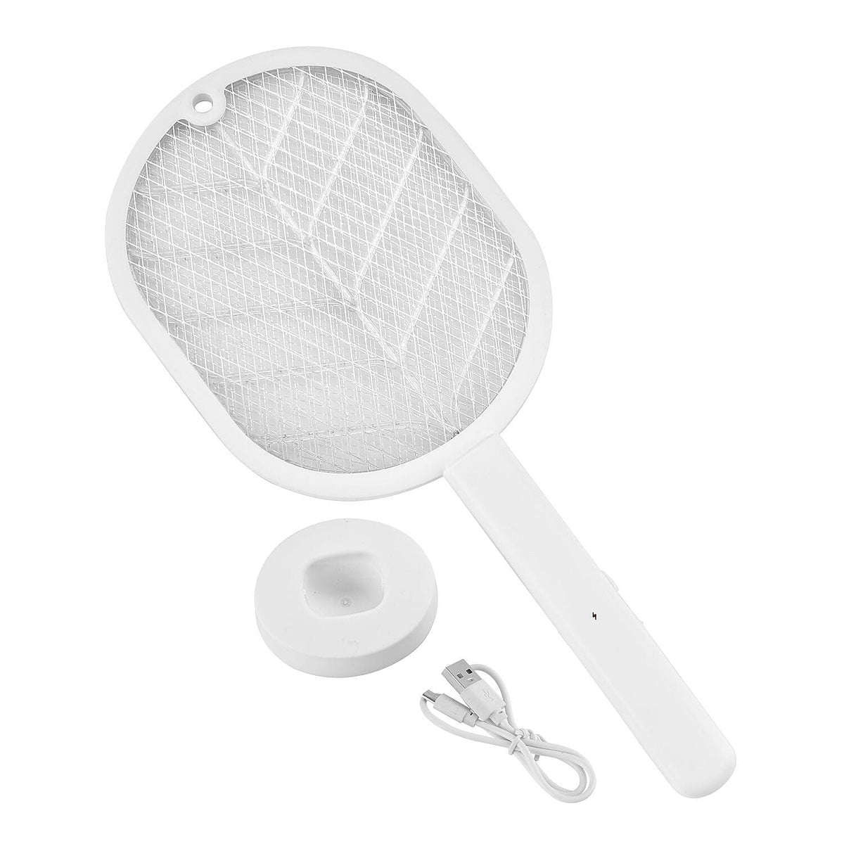 Electric Fly Swatter (Bug Zapper with Base USB Charging UV Light 400 MAH) 7280959 0