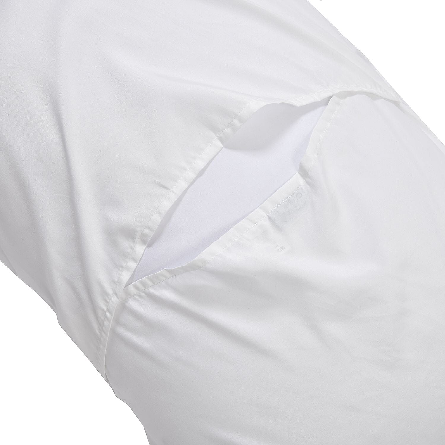 Oxford Closeout - 3 Piece Set - Pleated Comforter with 2 Pillow Cases  - White 7283123 6
