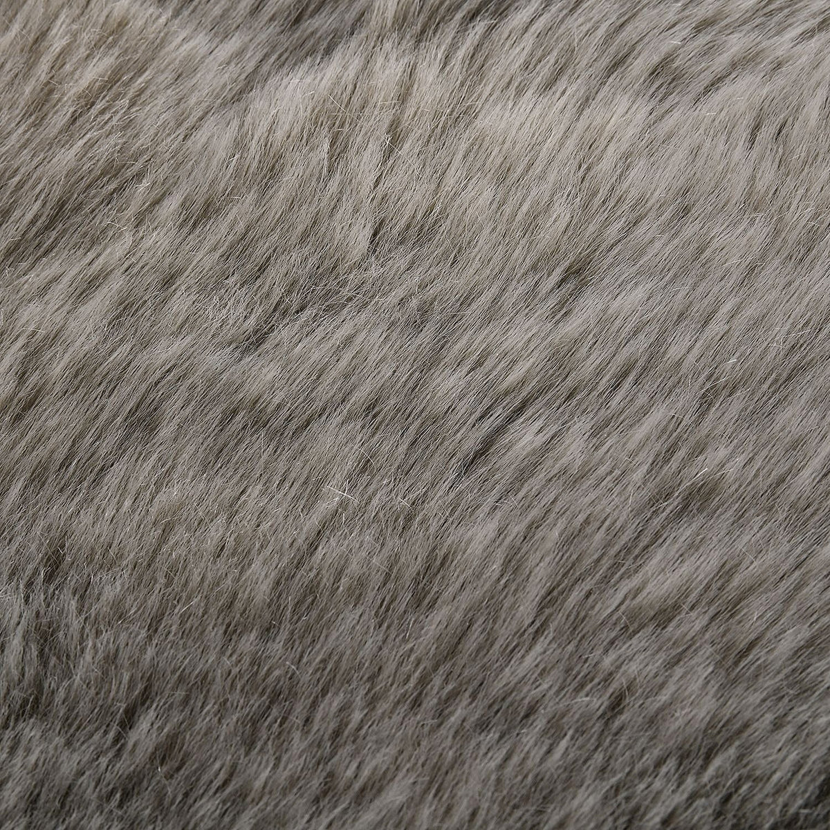 Faux Fur Patterned Rug - Doormat - Light Coffee 7388881 4