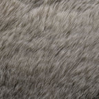 Super Soft Faux Fur Rug (Size 100x60 cm) - Grey