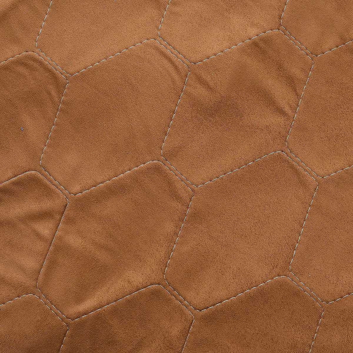Faux Fur Patterned Rug - Doormat - Light Coffee 7388881 5