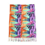 LA MAREY Dot Pattern 100% Merino Woolen Scarf (One Size,175x65 cm) - Multi