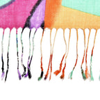 LA MAREY Dot Pattern 100% Merino Woolen Scarf (One Size,175x65 cm) - Multi