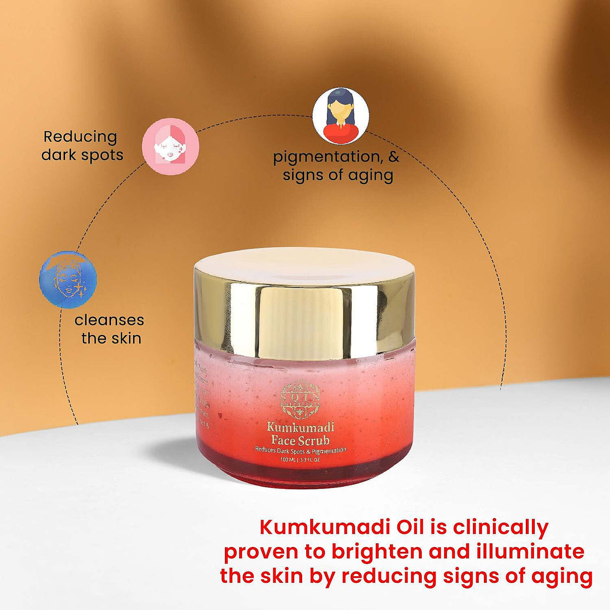 Kumkumadi Skin Radiance Face Scrub 7552146 3