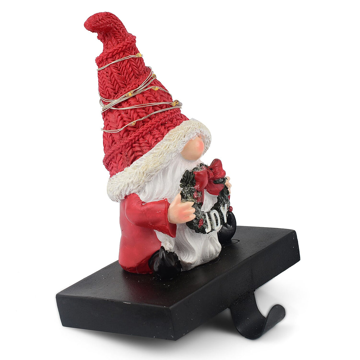 LED Red Gnome Stocking Holder 7558177 2