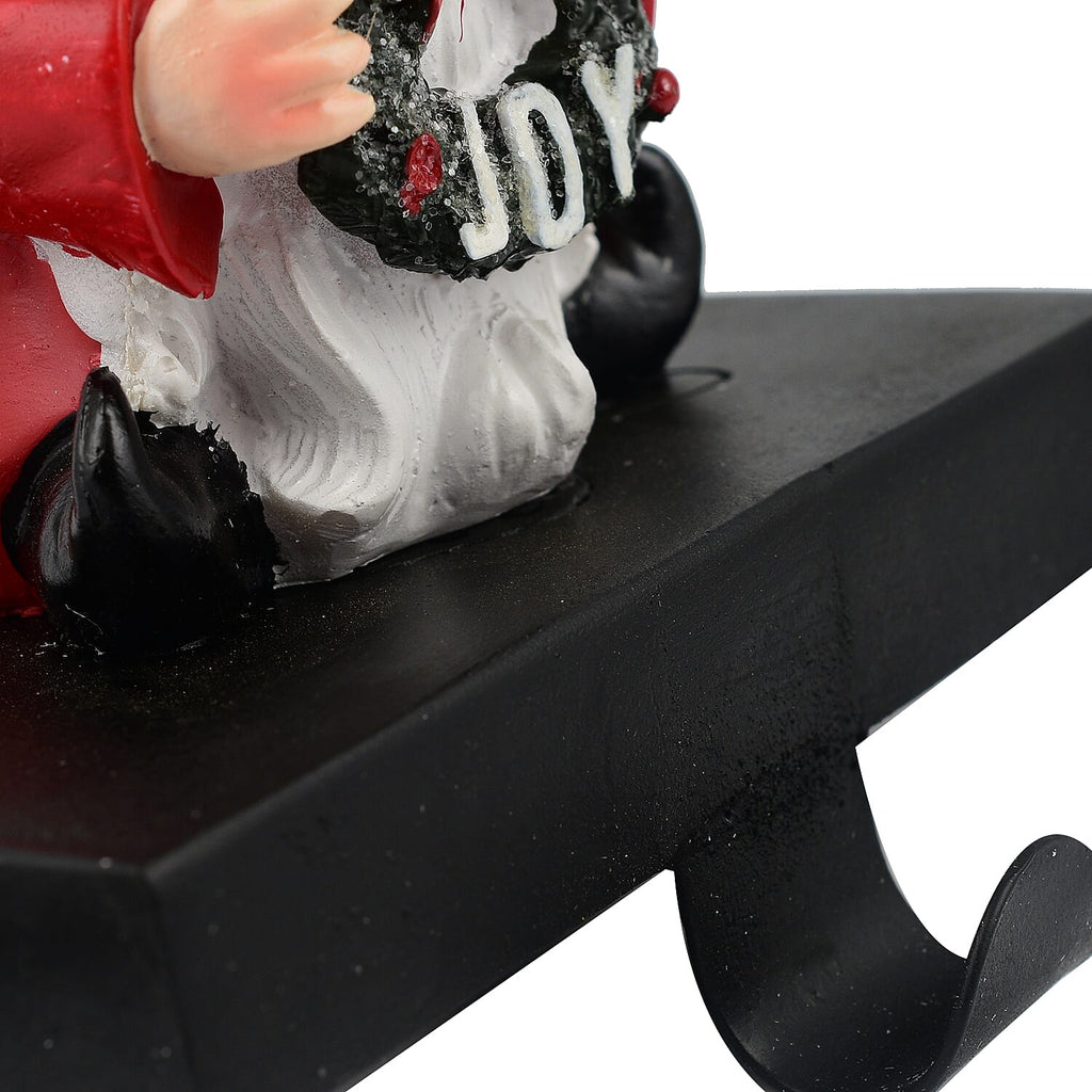 LED Gnome Stocking Holder (Size 18x11x9 cm) - Red